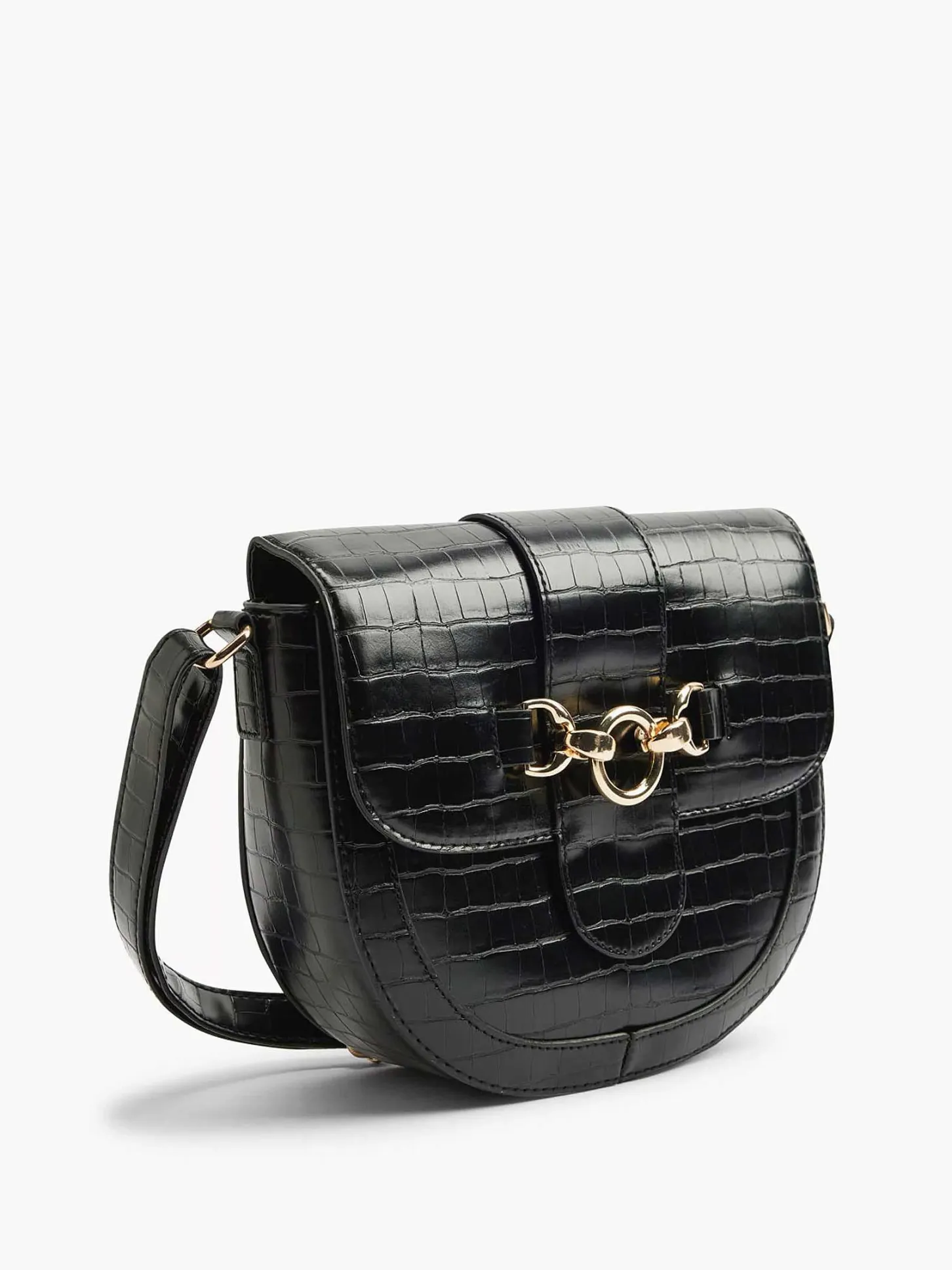 Outlet Zwarte Schoudertas Siergesp Dames Online Exclusive Accessoires