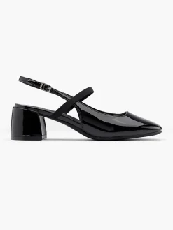 Zwarte Slingback Dames Pumps