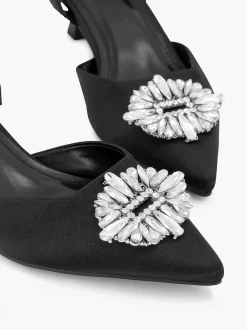 Online Zwarte Slingback Steentjes Dames Pumps