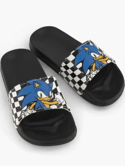 Outlet Zwarte Slipper Kinderen Jongensschoenen