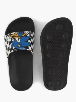Outlet Zwarte Slipper Kinderen Jongensschoenen