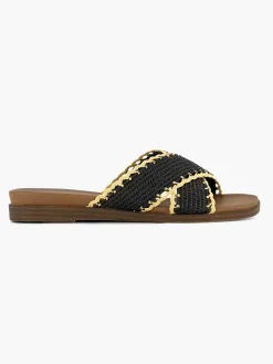 Zwarte Slipper Dames Slippers