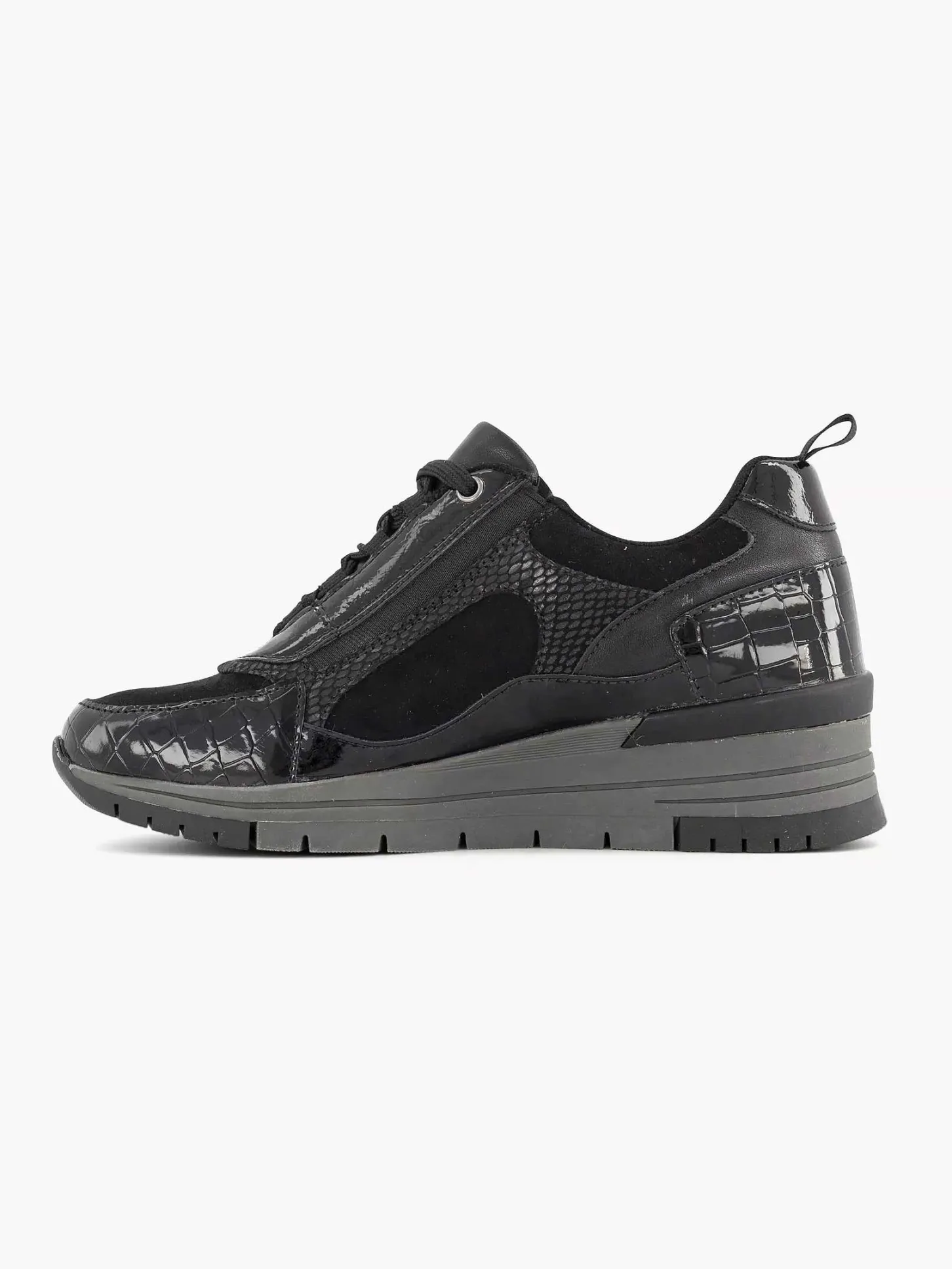 Clearance Zwarte Sneaker Dames Comfort Schoenen