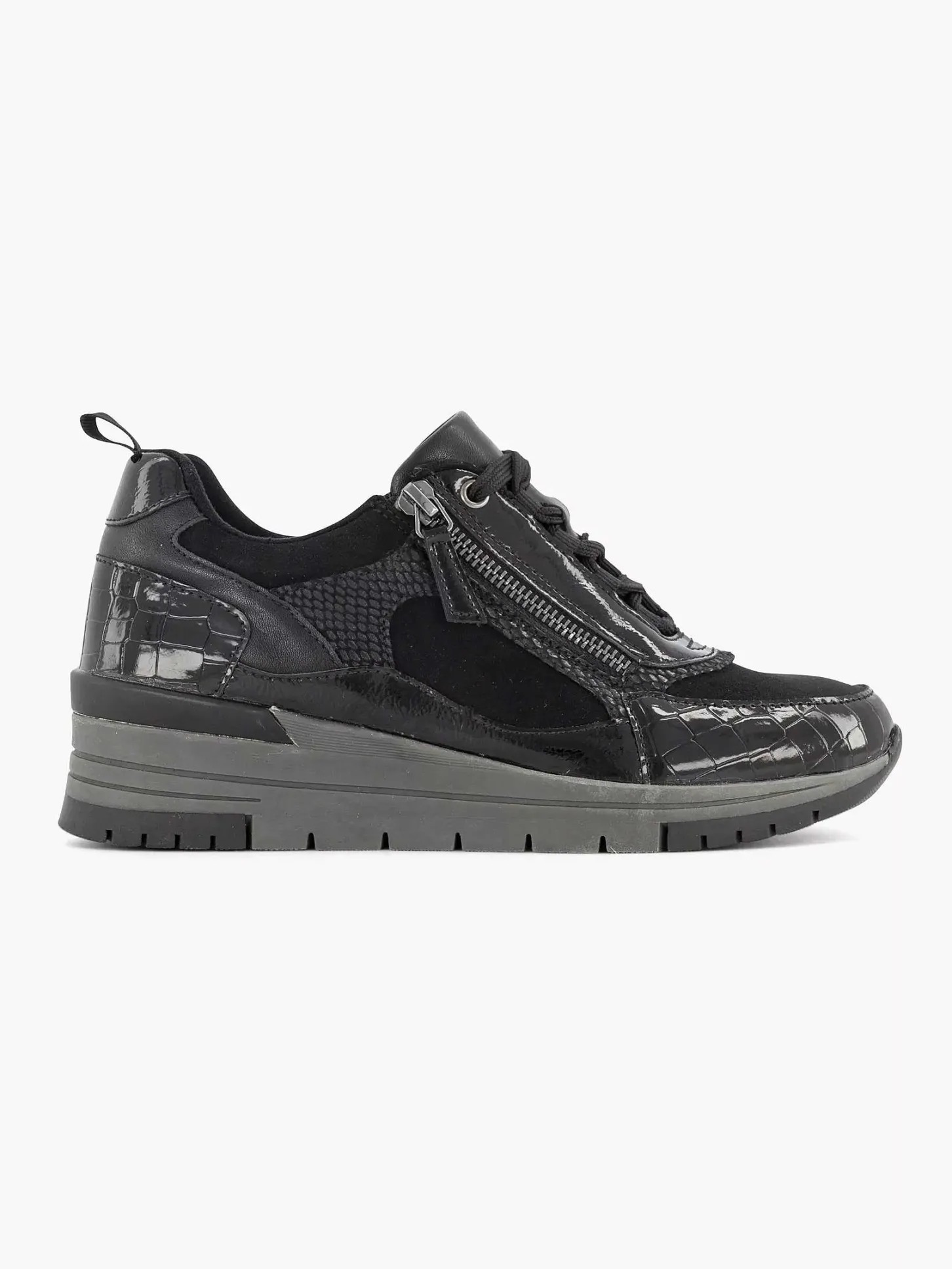 Clearance Zwarte Sneaker Dames Comfort Schoenen