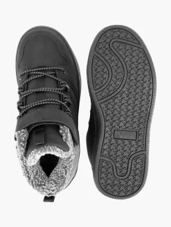 Clearance Zwarte Sneaker Gevoerd Kinderen Jongensschoenen