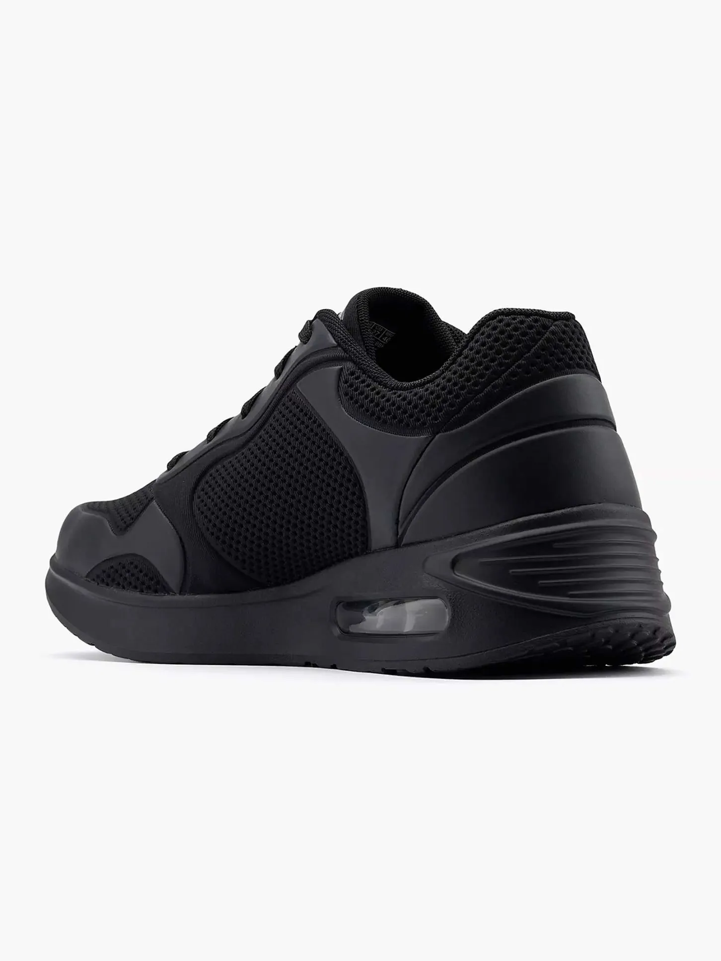 Discount Zwarte Sneaker Memory Foam Heren Sneakers