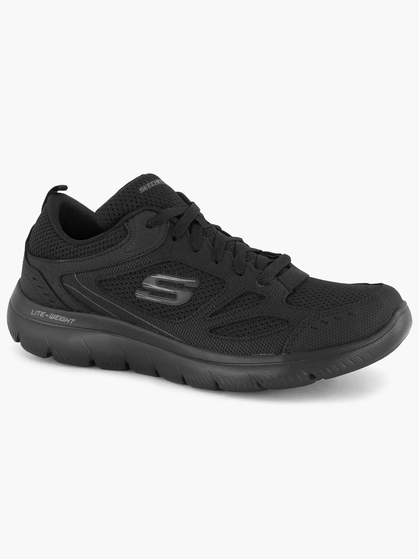 Clearance Zwarte Sneaker Memory Foam Heren Sneakers