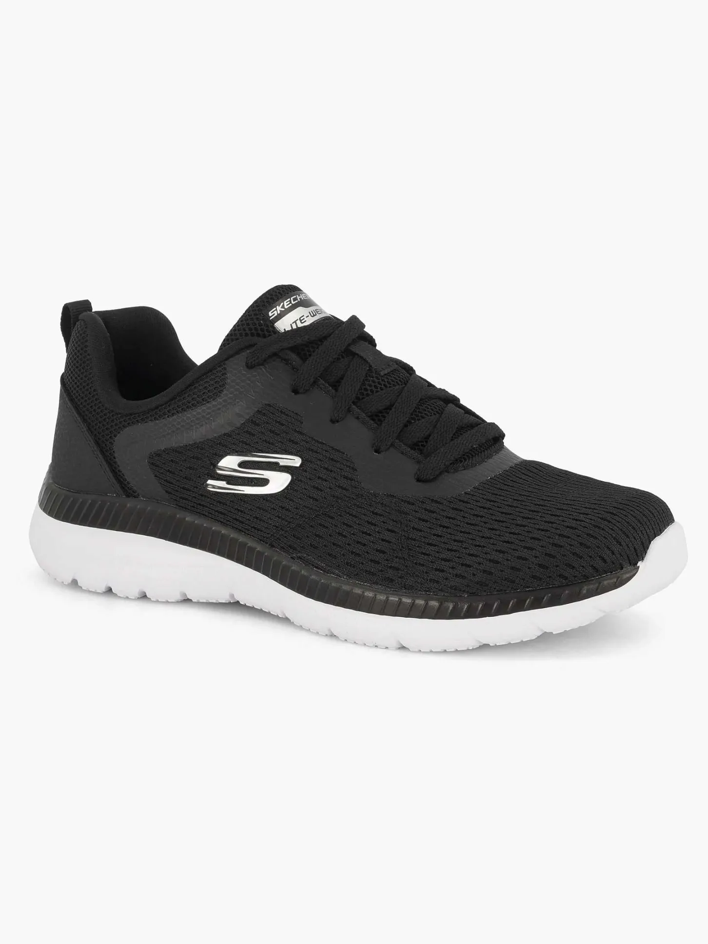 Outlet Zwarte Sneaker Memory Foam Dames Sneakers
