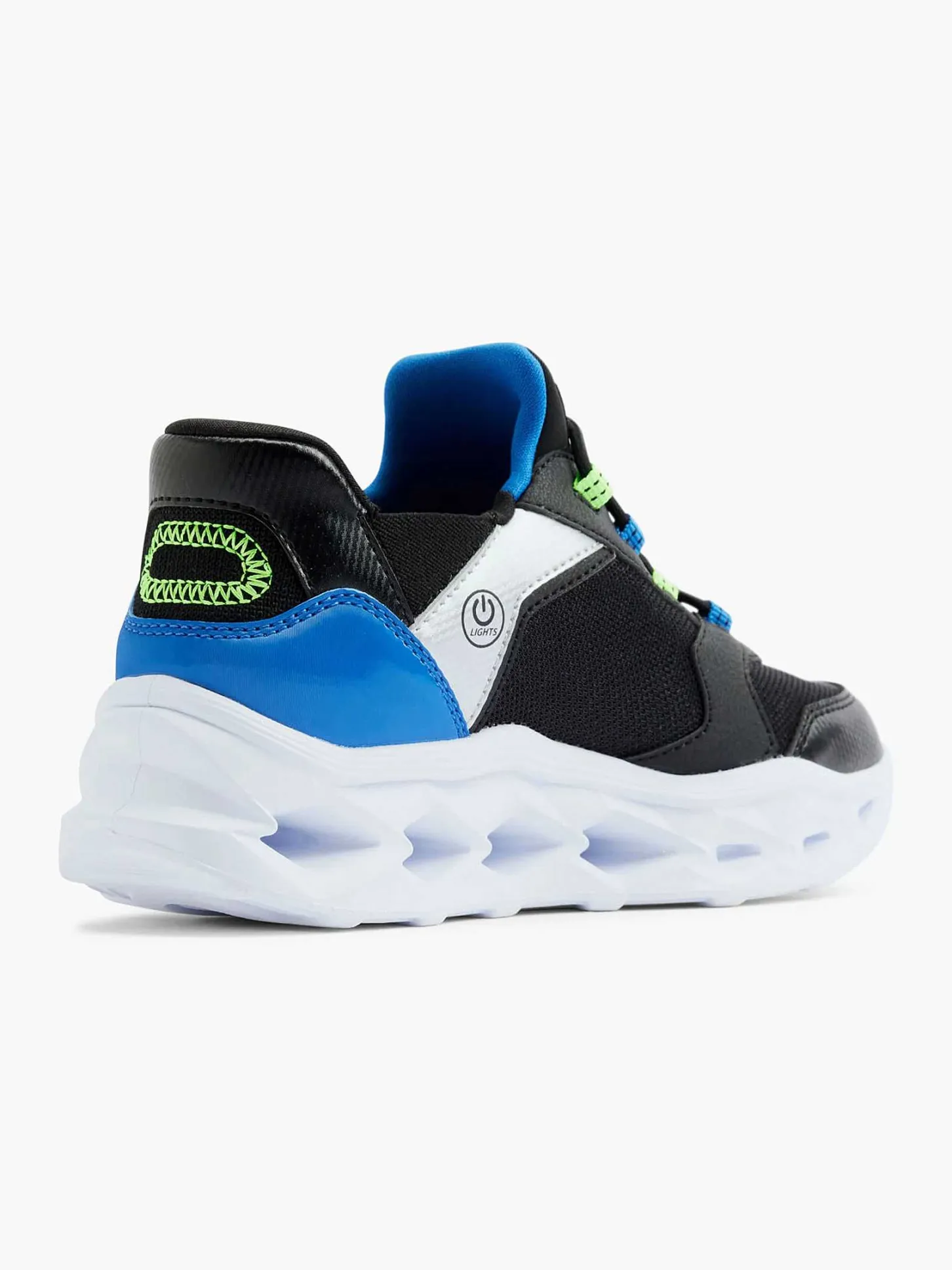 Outlet Zwarte Sneaker Swift Fit - Hands Free Lichtjes Kinderen Jongensschoenen