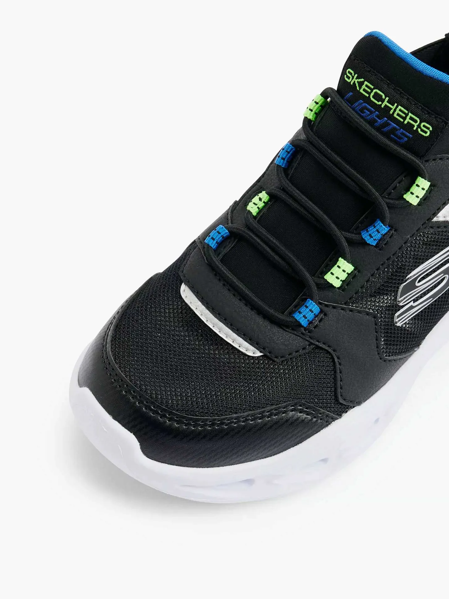Outlet Zwarte Sneaker Swift Fit - Hands Free Lichtjes Kinderen Jongensschoenen
