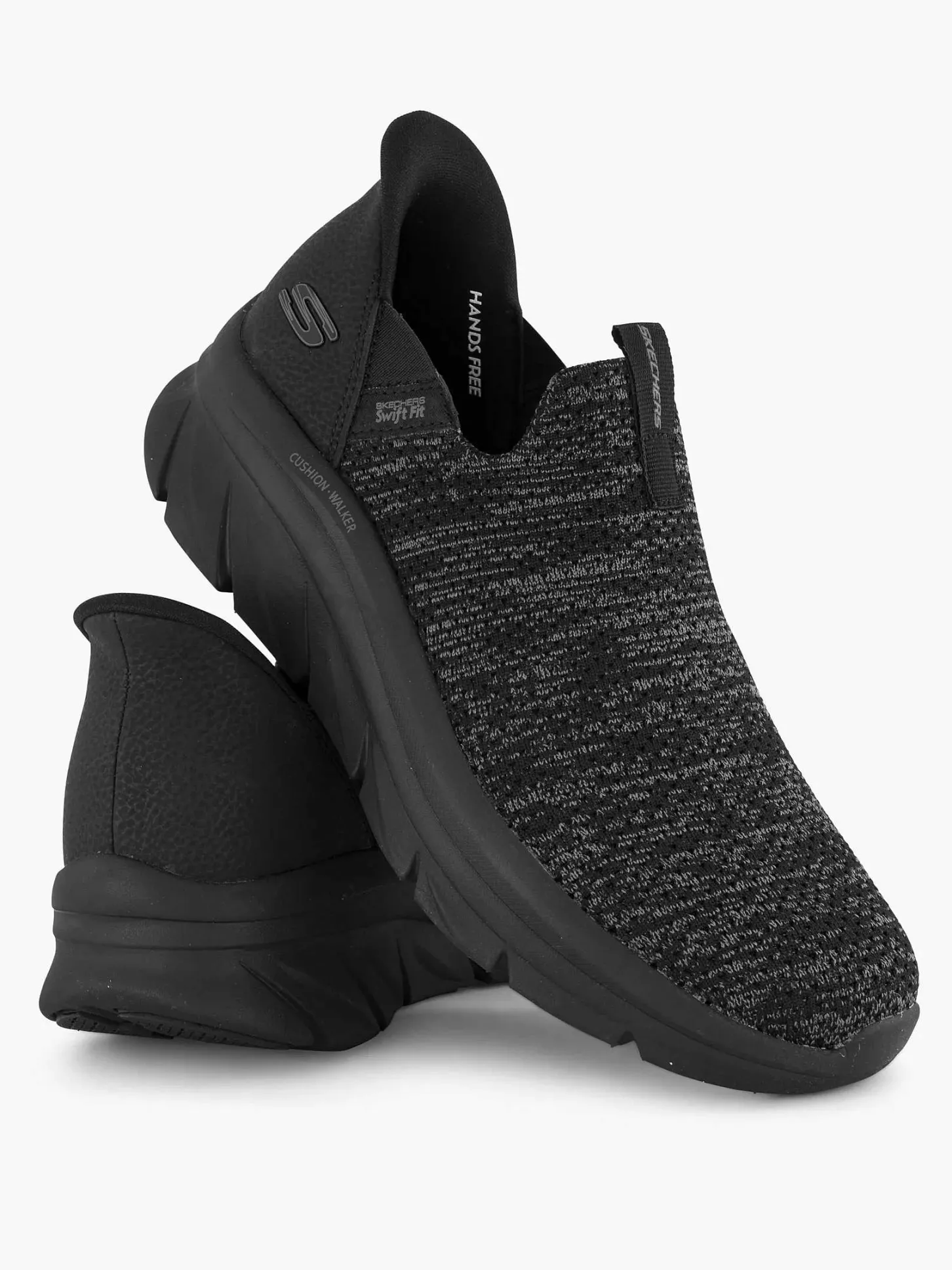 Zwarte Sneaker Swift Fit - Hands Free Heren Sneakers