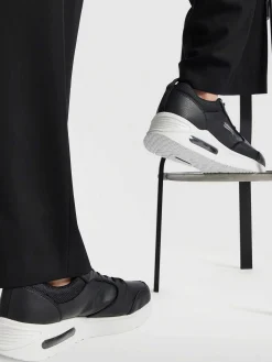 Sale Zwarte Solitair Heren Sneakers