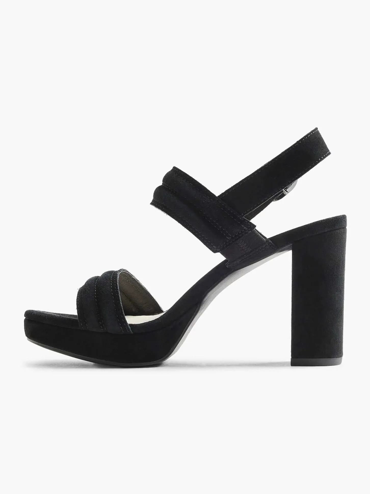Hot Zwarte Suede Sandalette Dames Sandalen
