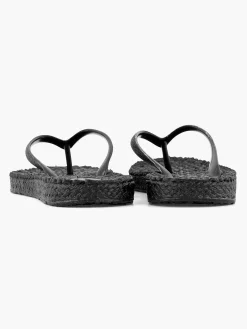 Outlet Zwarte Teenslipper Dames Slippers