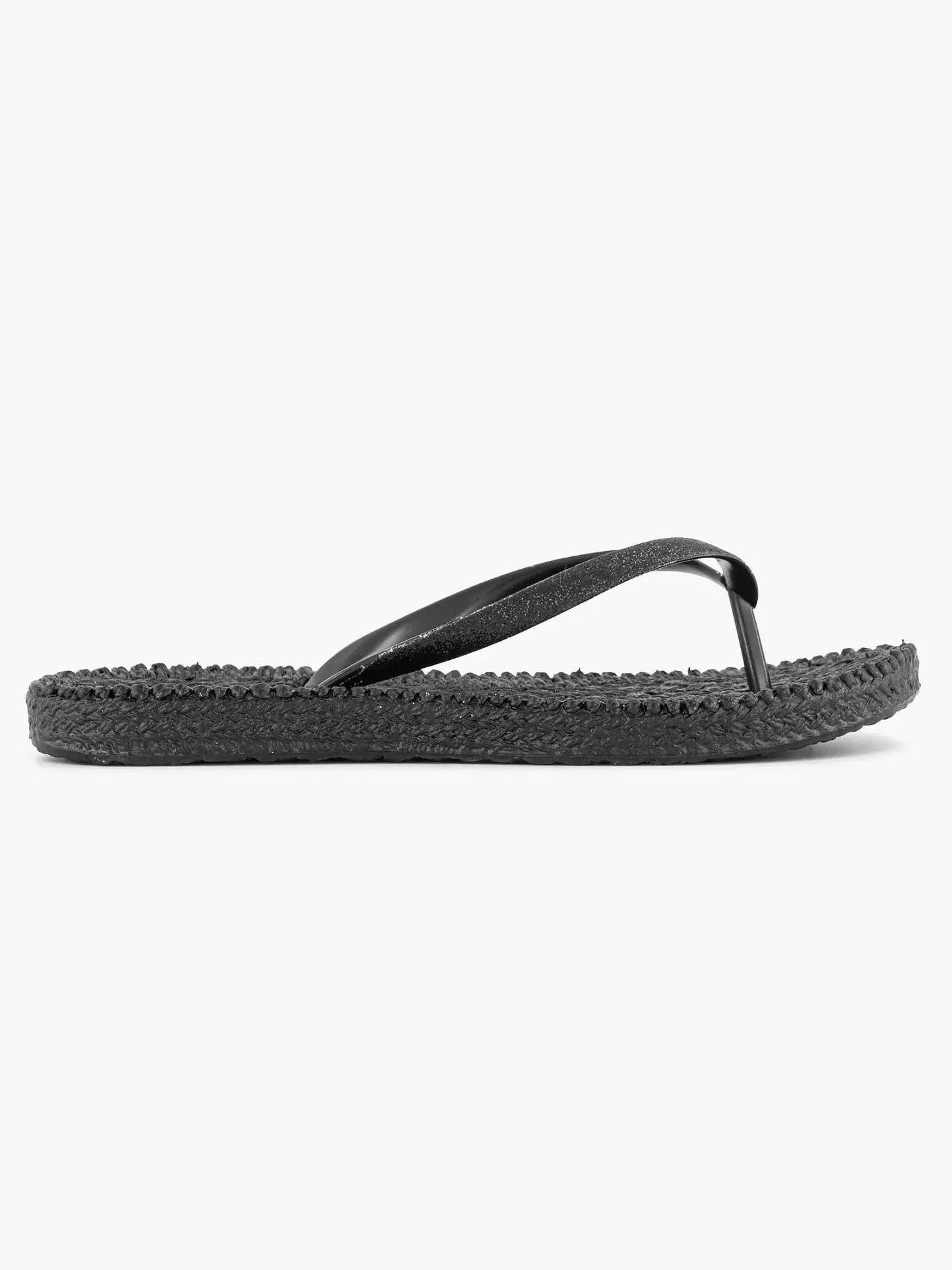 Outlet Zwarte Teenslipper Dames Slippers
