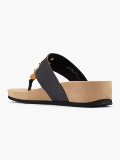 Online Zwarte Teenslipper Dames Slippers