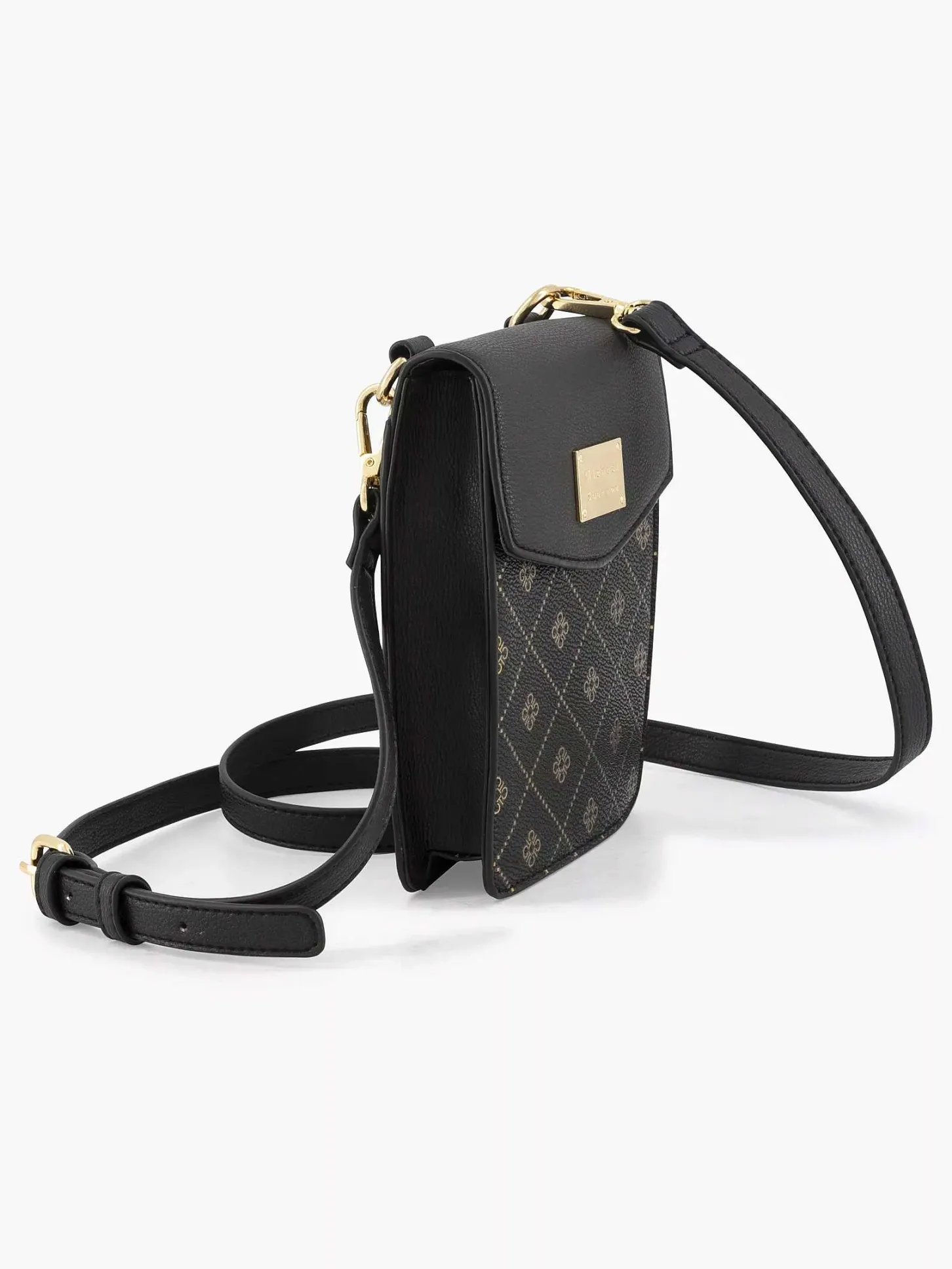Zwarte Telefoontas Print Dames Online Exclusive Accessoires