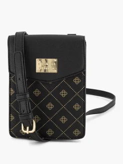 Zwarte Telefoontas Print Dames Online Exclusive Accessoires