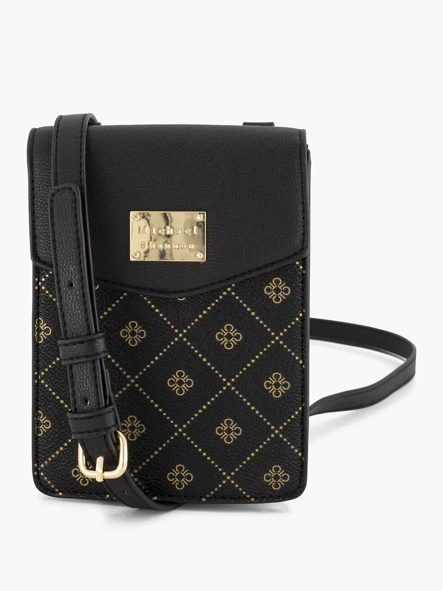 Zwarte Telefoontas Print Dames Online Exclusive Accessoires