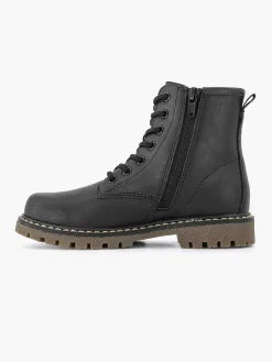 Clearance Zwarte Veterboot Kinderen Babyschoenen