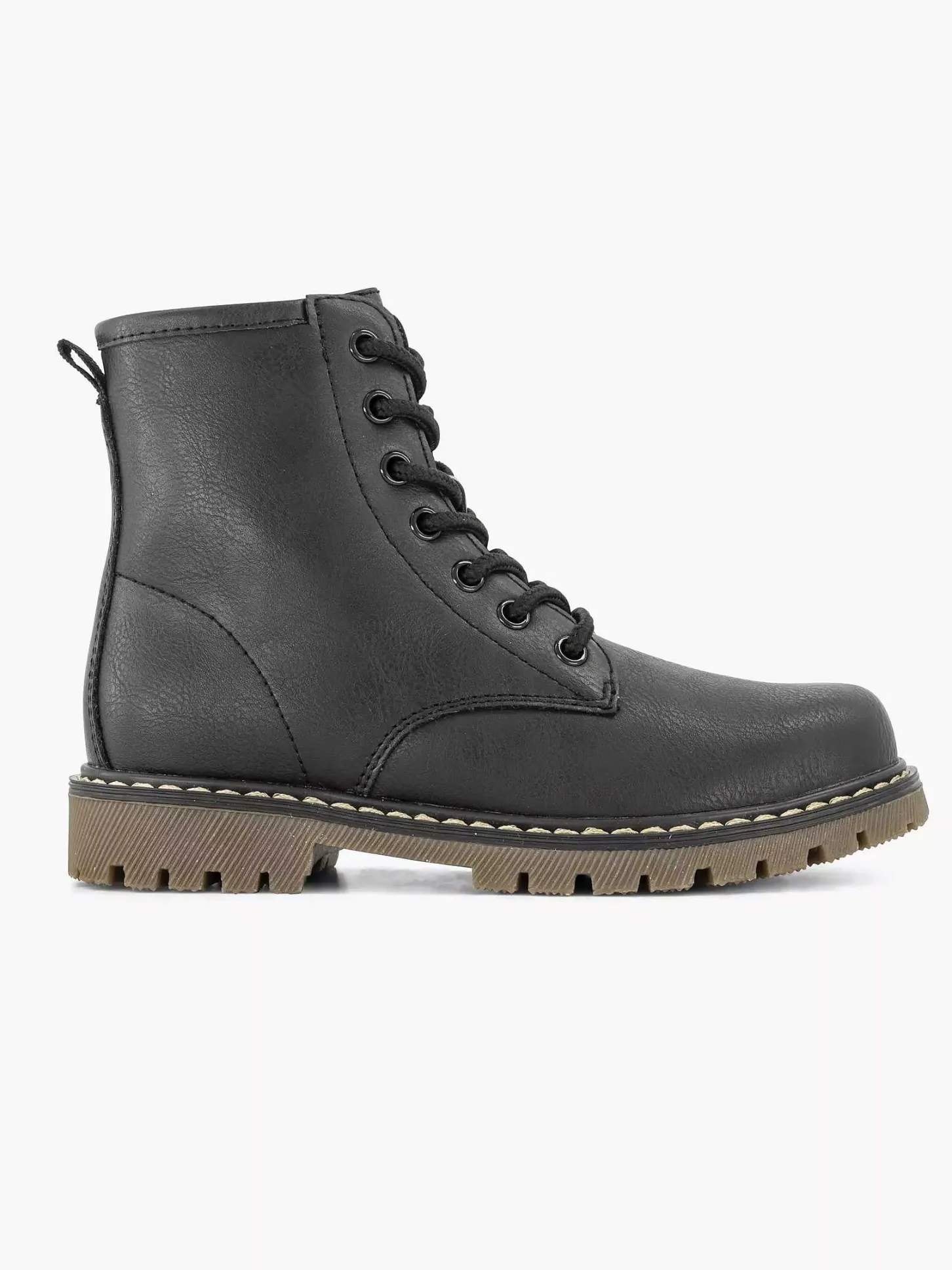 Clearance Zwarte Veterboot Kinderen Babyschoenen