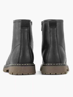 Clearance Zwarte Veterboot Kinderen Babyschoenen