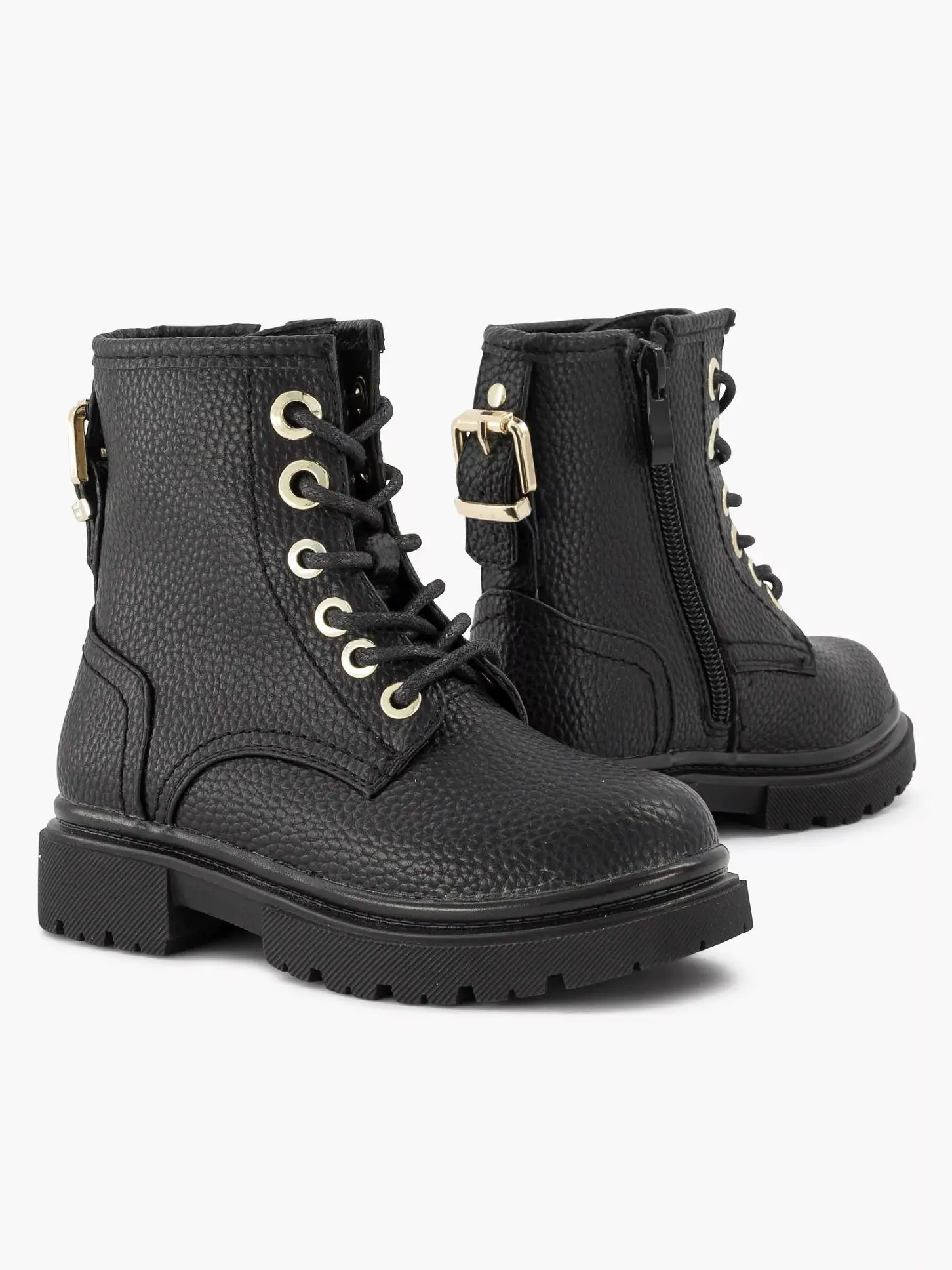 Hot Zwarte Veterboot Kinderen Jongensschoenen