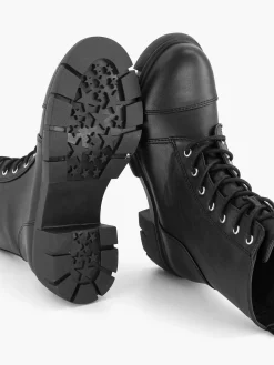 Sale Zwarte Veterboot Kinderen Jongensschoenen