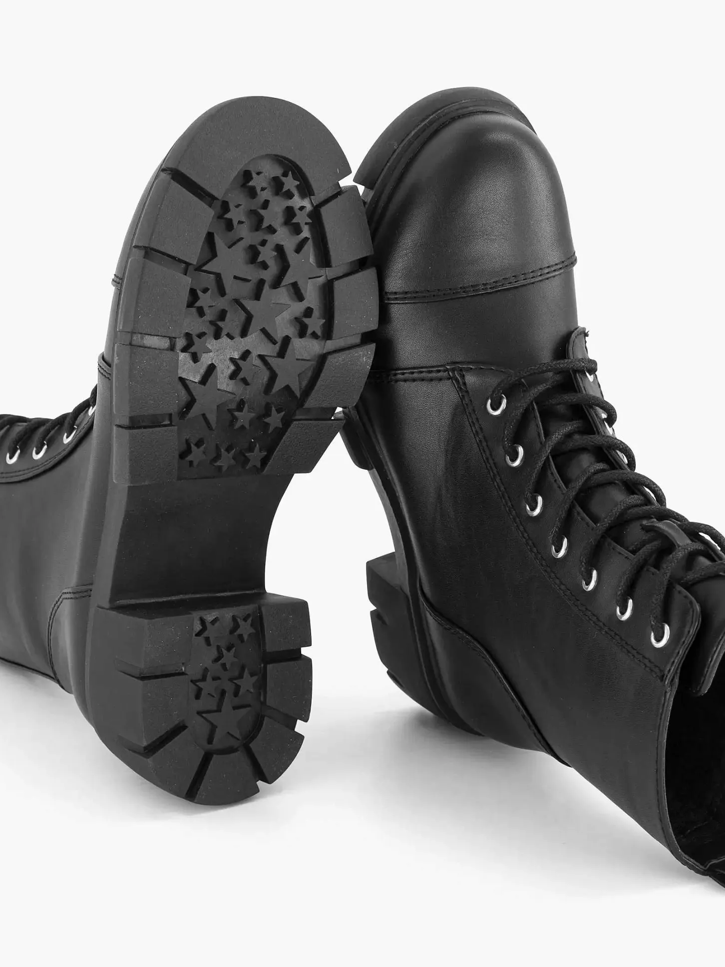 Sale Zwarte Veterboot Kinderen Jongensschoenen
