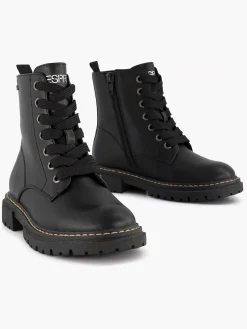 Discount Zwarte Veterboot Kinderen Babyschoenen