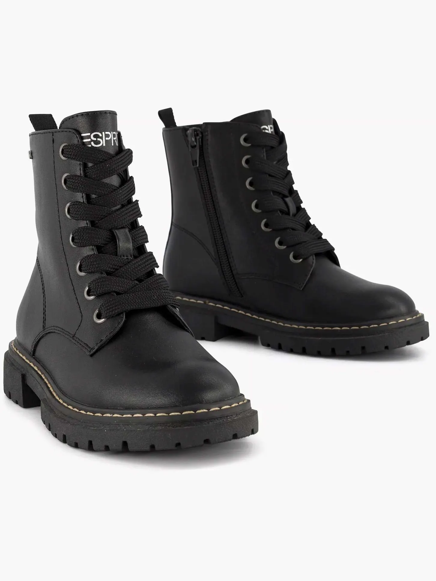 Discount Zwarte Veterboot Kinderen Babyschoenen