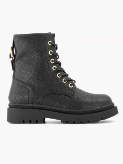 Outlet Zwarte Veterboot Kinderen Jongensschoenen