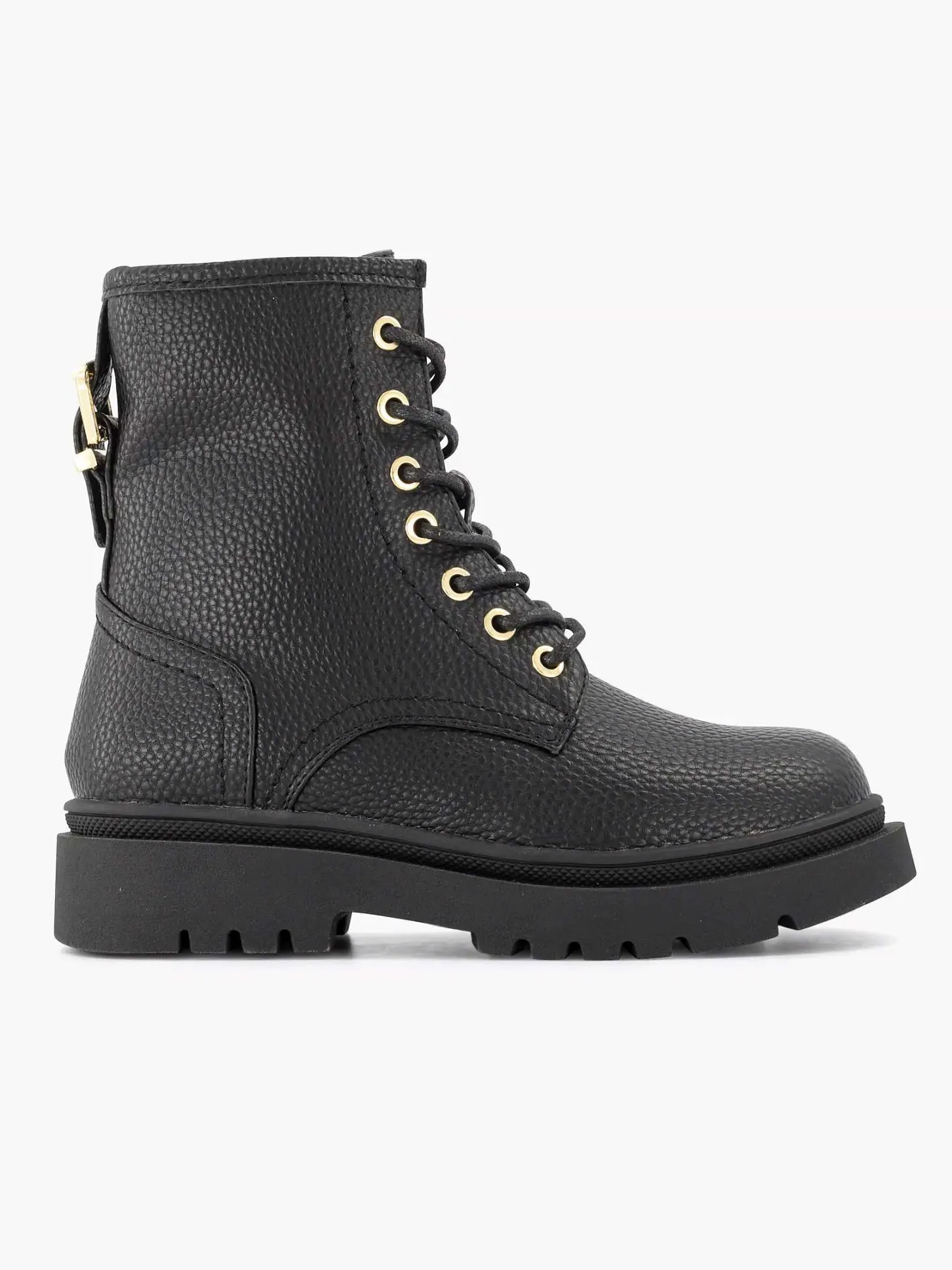 Outlet Zwarte Veterboot Kinderen Jongensschoenen