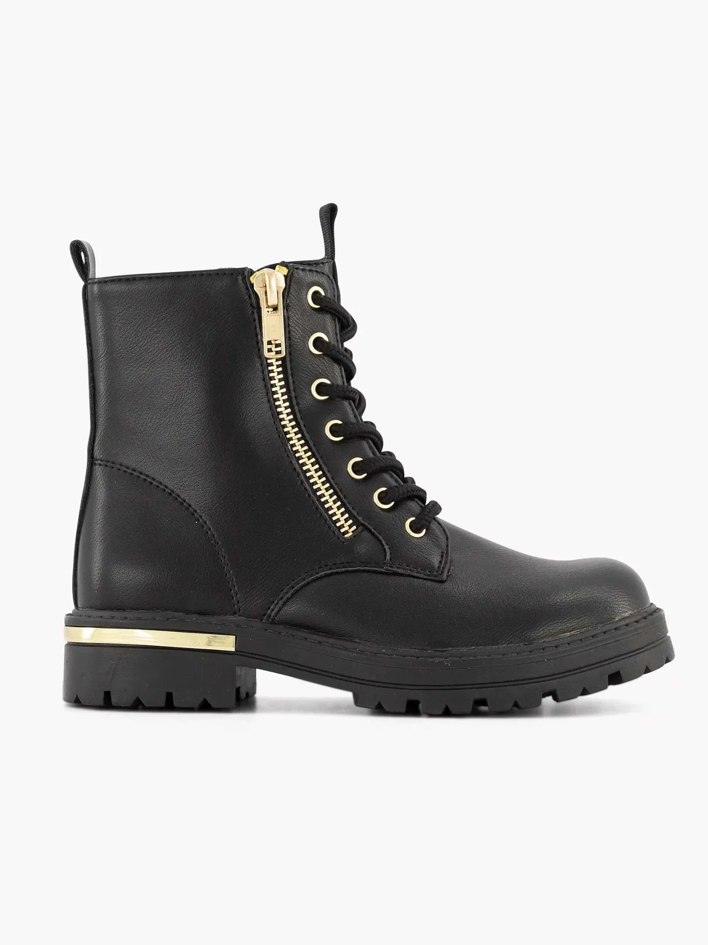 Online Zwarte Veterboot Kinderen Jongensschoenen