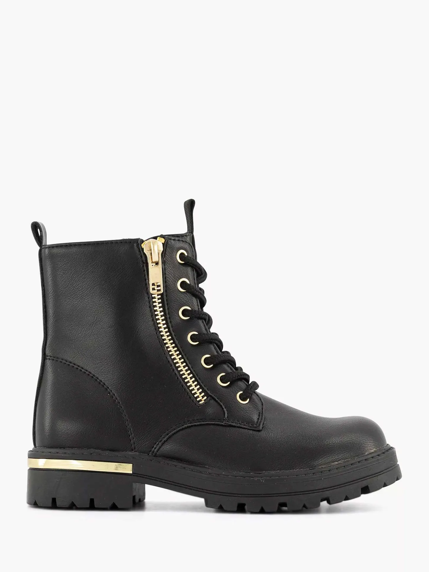 Online Zwarte Veterboot Kinderen Jongensschoenen