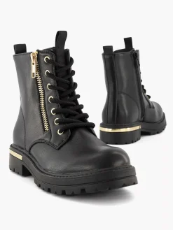 Online Zwarte Veterboot Kinderen Jongensschoenen