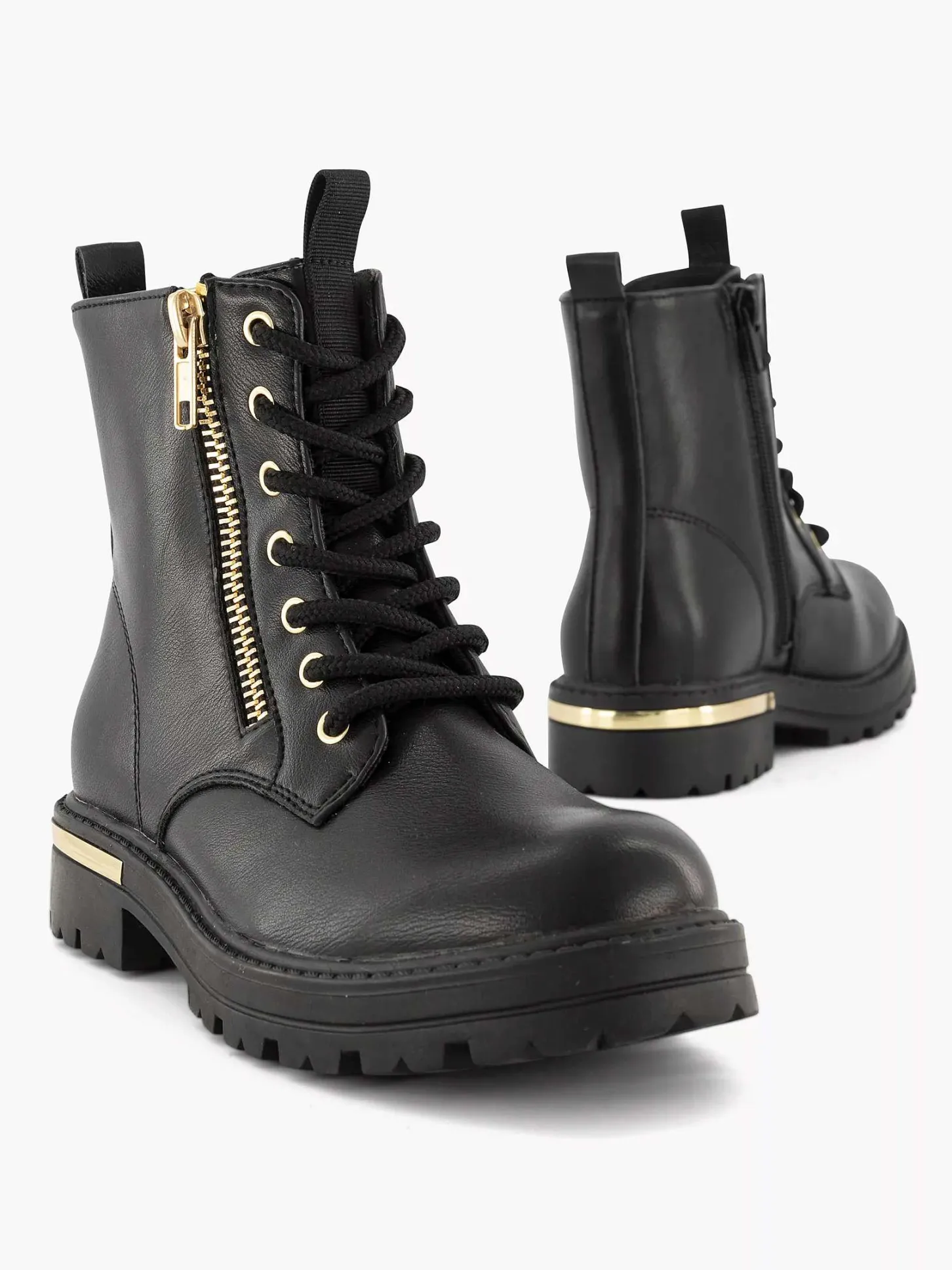 Online Zwarte Veterboot Kinderen Jongensschoenen