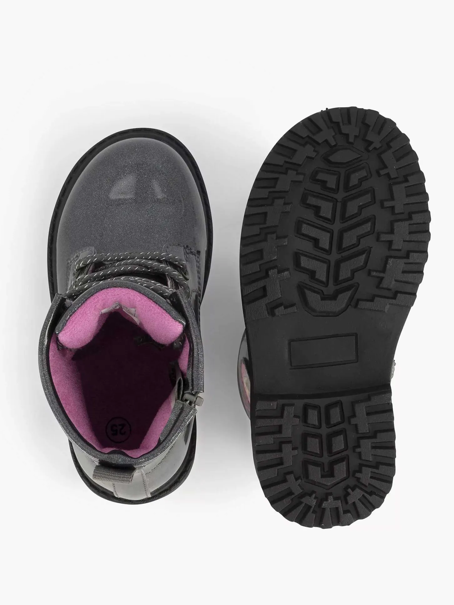New Zwarte Veterboot Kinderen Jongensschoenen