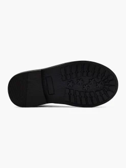 Zwarte Veterboot Lak Kinderen Jongensschoenen