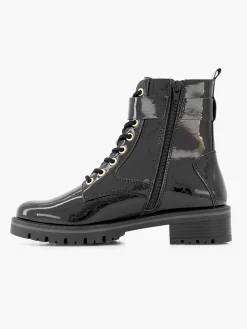 Clearance Zwarte Veterboot Lak Dames Enkellaarzen & Boots