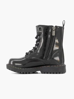 Zwarte Veterboot Regenboog Kinderen Jongensschoenen
