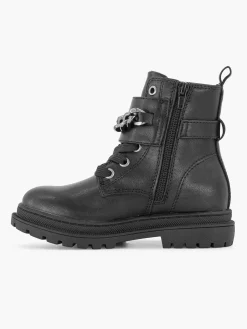 Sale Zwarte Veterboot Sierketting, Offline Ivm Klachten (Laura) Kinderen Jongensschoenen