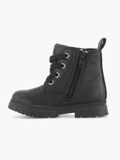 Hot Zwarte Veterboot Sterretje Kinderen Jongensschoenen