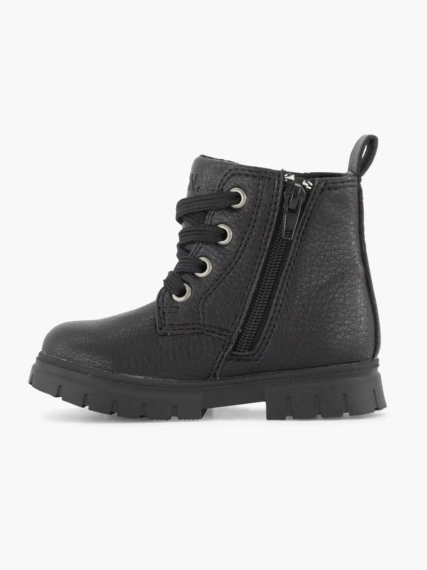 Hot Zwarte Veterboot Sterretje Kinderen Jongensschoenen