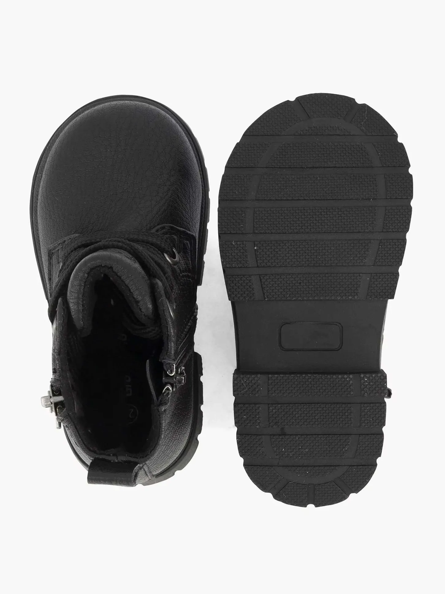 Hot Zwarte Veterboot Sterretje Kinderen Jongensschoenen