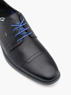 Clearance Zwarte Veterschoen Heren Geklede Schoenen